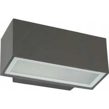 Nástěnné svítidlo Venkovní nástěnné svítidlo Su-ma šedé E27 18 W