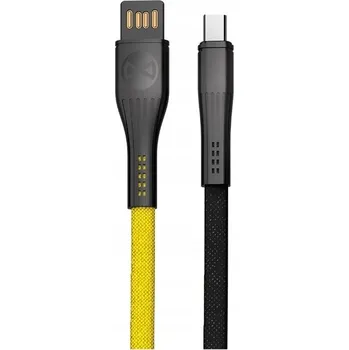 Datový kabel Forever Core kabel Extreme USB - USB-C 1,0 m 3A černo-žlutý outlet