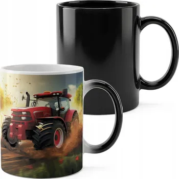 MAGICKÝ HRNEK 330ML S POTISKEM - TRAKTOR ZEMĚDĚLSKÝ STROJ POLE FARMA ZEMĚDĚLEC