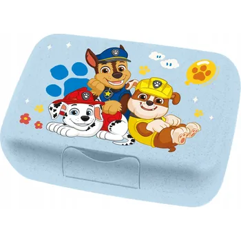 Svačinový box SVAČINOVÝ BOX DO ŠKOLY Tlapková patrola PATROLA MARSHALL RUBBLE CHASE MODRÁ