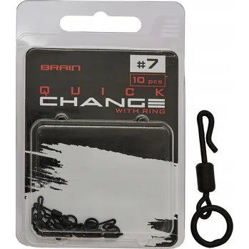 Rychlovýměnný obratlík s kolečkem Brain Quick Change Ring 7 10 Ks