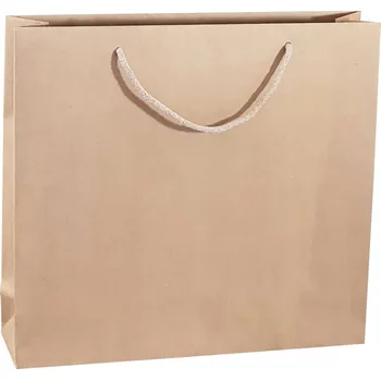 Dárková taška Papírová taška, 38 x 10 x 35 cm, 15 ks Kraftlux eko béžová AWIH