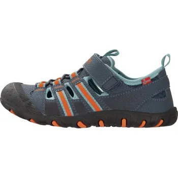 Dětská móda Trollkids Kids Kids Sandefjord Sandal XT dark navy/dusky turquoise/glow orange (668-110) dětské sportovní sandály pro chlapce/dívky 31