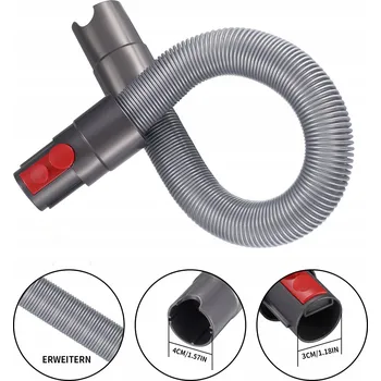 PRODLUŽOVACÍ HADICE K VYSAVAČI DYSON V7 V8 V10 V11, 52-150 CM, SNADNÁ MONTÁŽ