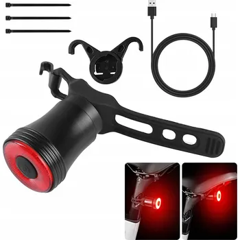Cyklosvítilna SMART ZADNÍ SVĚTLO NA KOLO LED SILNÉ SVĚTLO NA AKUMULÁTOR