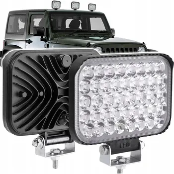 2x HALOGENOVÁ PRACOVNÍ LAMPA REFLEKTOR LED 180W 12 24V 6000K 17000LM