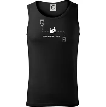 Programátor mobil - Tílko pánské Core - S ( Černá )