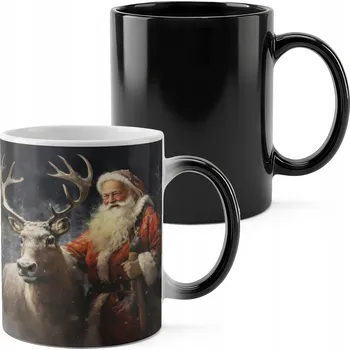 MAGICKÝ HRNEK 330ML S POTISKEM – VÁNOČNÍ MIKULÁŠ SOB DÁREK