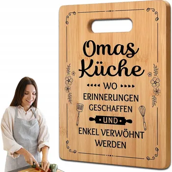 Kuchyňské prkénko Bambusové kuchyňské desky na krájení a servírování – ideální dárek pro babičku
