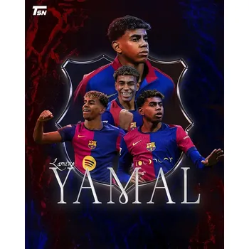 Obraz PUZZLE Personalizované LAMINE LAMIN YAMAL JAMAL BARCA Dárek 252 KUSŮ A3 14
