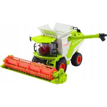 RC model auta KOMBAJN NA DÁLKOVÉ OVLÁDÁNÍ S EFEKTEM KOUŘE, OVLADAČ R/C, ZELENÝ