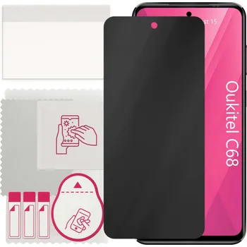 Pouzdro na mobilní telefon Fólie s ochranou soukromí pro Oukitel C68, PRIVACY
