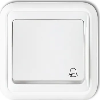 vypínač Jednopólový vypínač pod omítku Karlik bílý WPT-4