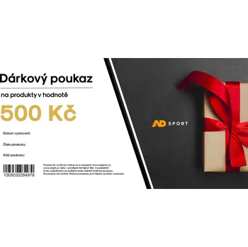 Dárková visačka AD Sport DÁRKOVÝ POUKAZ NA 500 Kč - motiv Celebrate CZ02POUKAZ500