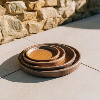 Květináč Květináč keramický 34 cm hnědý