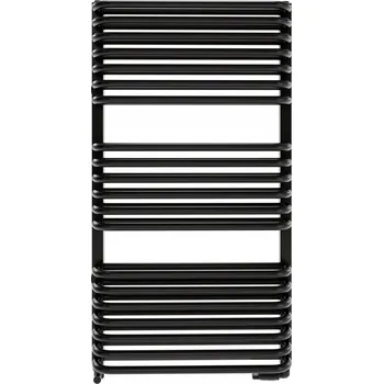 Radiátor Koupelnový radiátor Luxrad Stark 96x53 cm, černý matný, ZBD, výkon 825W