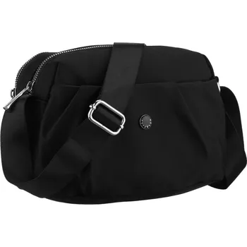 Kabelka Peterson Praktická dámská taška přes rameno s širokým popruhem Barva: Černá