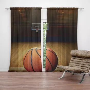 Závěs Sablio Závěs Basketball: 2ks 140x250cm