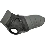 Reflexní obleček PONTIS - vesta s postrojem, šedá S: 36cm, hruď: 48-54cm, krk: 39cm