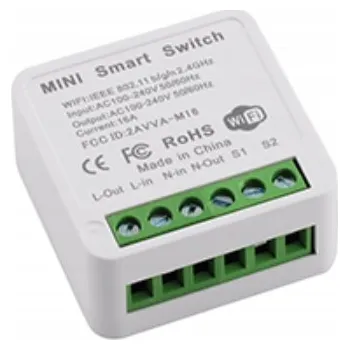 vypínač Wifi Mini Tuya Smart Switch 16A DIY Aubess, obousměrný spínač
