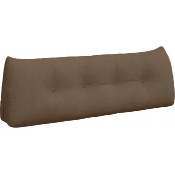 Polštář Polštář na záda Hnědá 140 x 24 x 50 cm textil