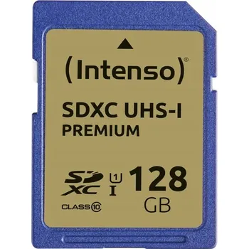 Paměťová karta Paměťová karta Intenso SD UHS-I Premium 128GB - Rychlá a spolehlivá