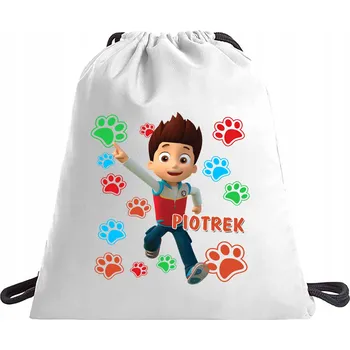 Školní sáček HIT SÁČEK NA BOTY, PYTEL NA CVIČKY Tlapková patrola + JMÉNO DÁREK Y4