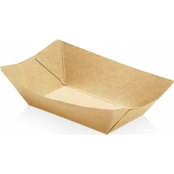 Jednorázové nádobí Papírové lodičky na servírování, praktické a ekologické, 250 ks, 200 ml