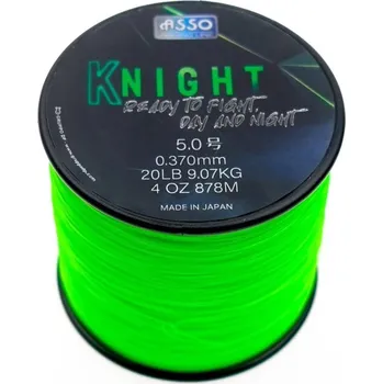 Vlasec Asso Knight St 6.0go Green-61 Fluo 0,405 mm 1000 m