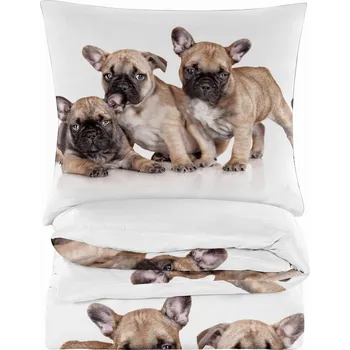 Povlečení POVLEČENÍ BAVLNĚNÉ 140x200 BULDOG FAM