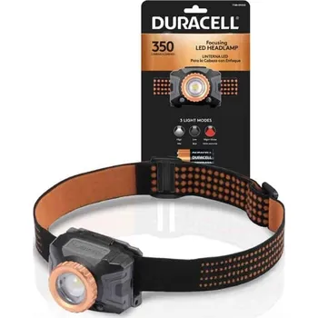 Čelovka Duracell 350 Lumen čelovka se třemi módy