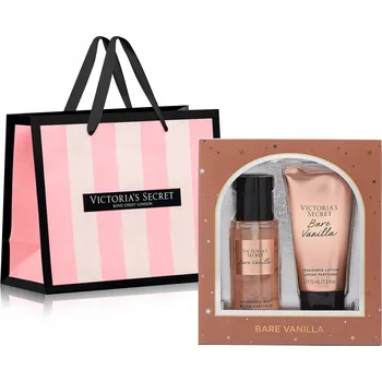 Tělový sprej Victoria’s Secret Bare Vanilla Dárek: Tělový Sprej, Balzám na Tělo + Taška