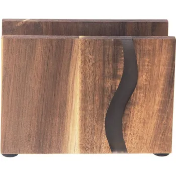 Obraz Ubrousek Orion.Group River dřevo béžový 1 ks