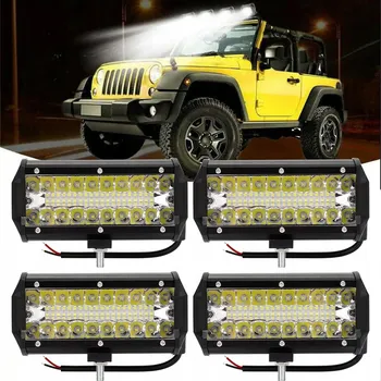 Pracovní světlo 4x LED pracovní světlo 12V 24V 400W COMBO HALOGEN reflektor pro traktor