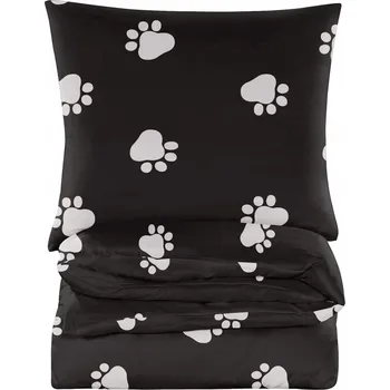 Povlečení POVLEČENÍ BAVLNĚNÉ POVLEČENÍ 200x200 TLAPKY