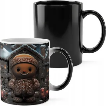 MAGICKÝ HRNEK 330ML S POTISKEM - VÁNOČNÍ MIKULÁŠ SOB DÁREK