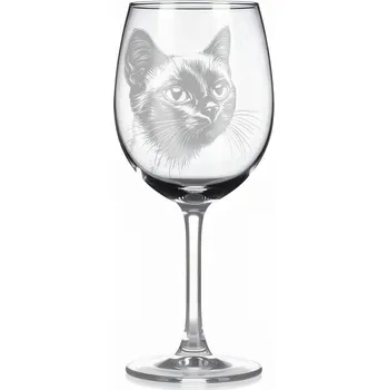Sklenice Sklenice na víno s kočkou – motiv 98