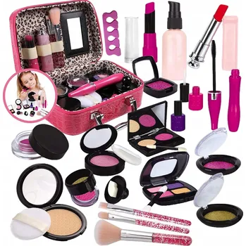 dětské šminky a malovátka SADA NA LÍČENÍ NAPODOBUJÍCÍ KOSMETIKU PRO HOLČIČKU KUFŘÍK