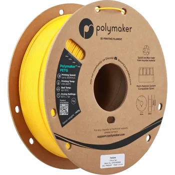 Filament Polymaker PETG Žlutý 1,75mm 1kg