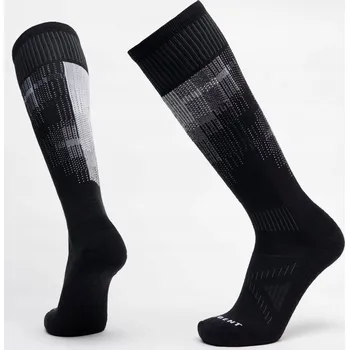 Pánské ponožky Ponožky Lé Bent Pixel Light Cushion Snow Sock Černé M