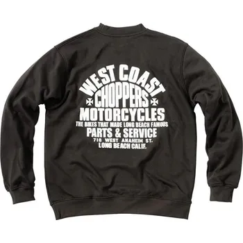 Pánská mikina West Coast Choppers mikina Crewneck černá M
