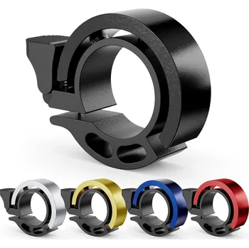 Zvonek na kolo ZVONEK NA KOLO RING HLASITÝ UNIVERZÁLNÍ NA ŘIDÍTKA 22-23 MM MODRÝ