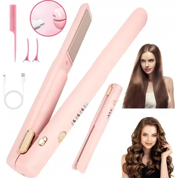 Obraz PŘENOSNÁ PROSTOWNICA DO WŁOSÓW S REGULACÍ TEPLOTY A RYCHLÝM ZAHŘÍVÁNÍM