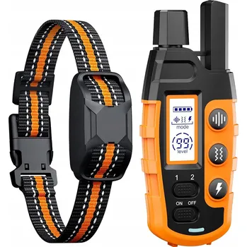 Obojek pro psa ELEKTRONICKÝ VÝCVIKOVÝ OBOJEK PRO PSA S LED, VODOTĚSNÝ, DOSAH 1000 M