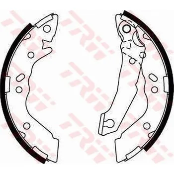Brzdová čelist TRW GS8658 Sada brzdových čelistí