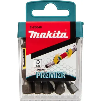 Bit torzní bit řady Impact Premier (E-form) T25-50mm, 10 ks [E-26048]