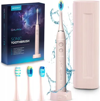 Elektrický zubní kartáček Sonický kartáček BERDSEN Galaxy Růžový