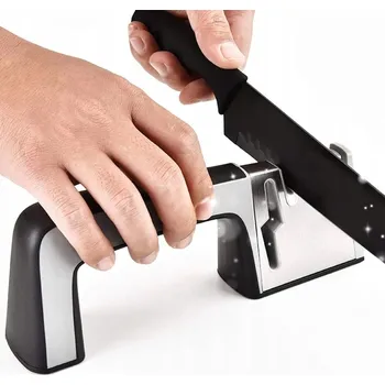 BROUSEK NA NOŽE TROJFAZOVÁ 4V1 SADA PRO KUCHYŇSKÉ NOŽE A NŮŽKY