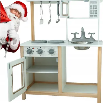 Dětská kuchyňka DŘEVĚNÁ KUCHYŇKA OBCHOD S PŘÍSLUŠENSTVÍM PRO DĚTI NA HRANÍ JAKO DÁREK