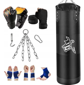 Box BOXOVACÍ PYTEL BOXERSKÝ PRO DOSPĚLÉ RUKAVICE UPEVNĚNÍ SADA 120cm